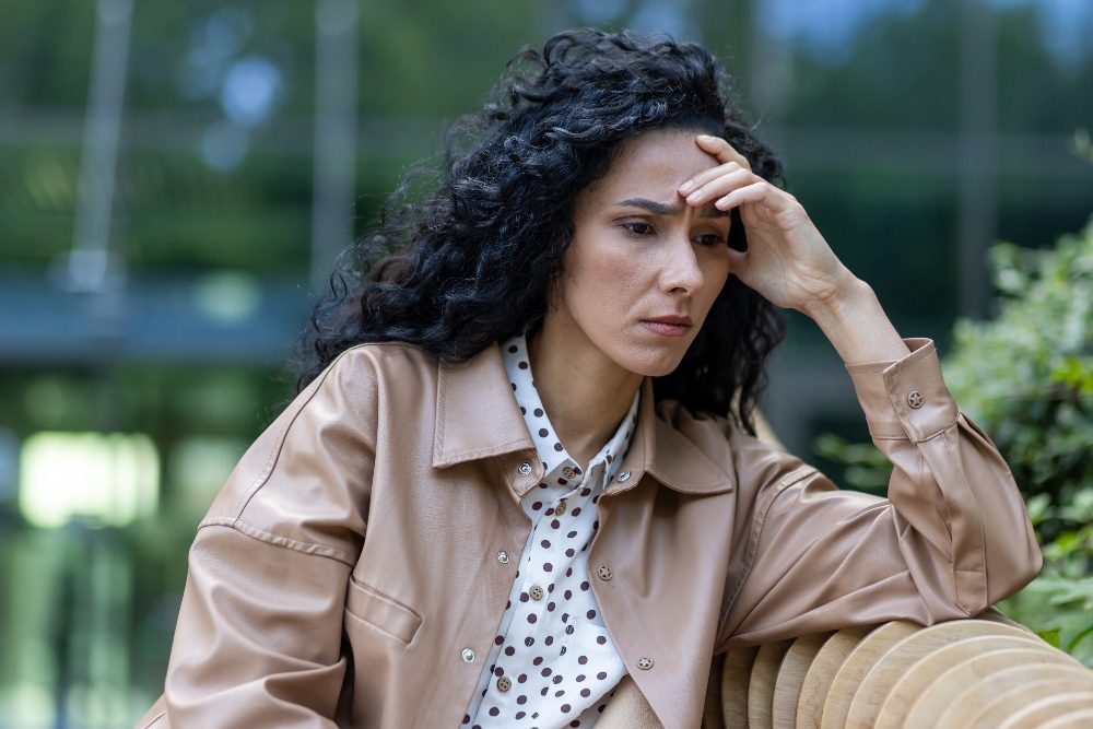 woman struggling with bpd